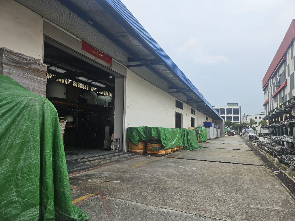 Tastar's exterior warehouse yard and loading area